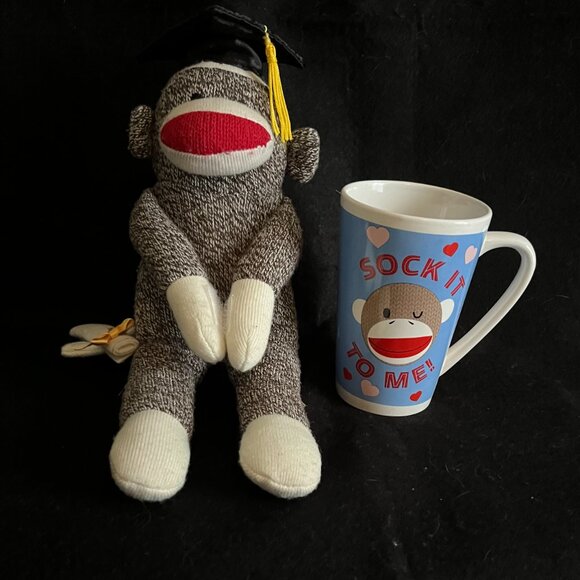 Other - “Graduate” Sock Monkey & “Sock It To Me” Mug